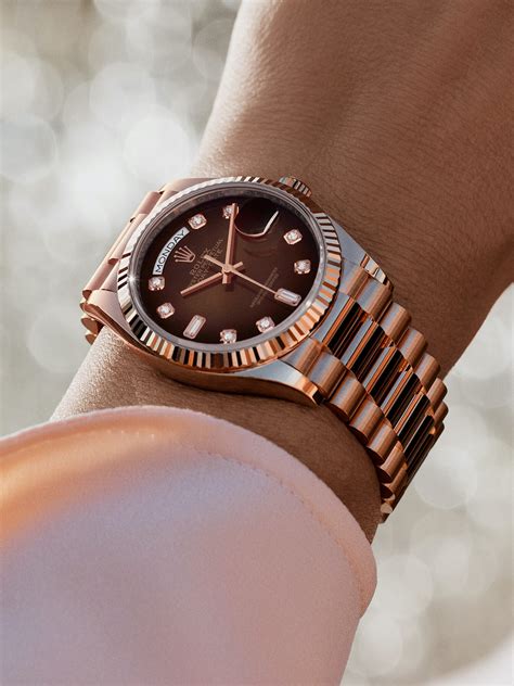 brown day date rolex